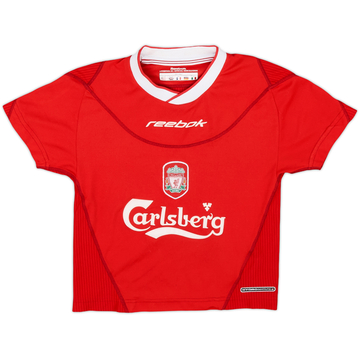 2002-04 Liverpool Home Shirt - 8/10 - (S.Boys)