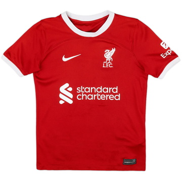 2023-24 Liverpool Home Shirt - 6/10 - (S.Boys)