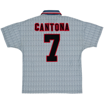 1995-96 Manchester United Away Shirt Cantona #7 - 8/10 - (L)