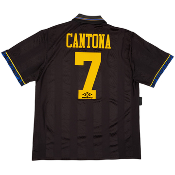 1993-95 Manchester United Away Shirt Cantona #7 - 7/10 - (XL)