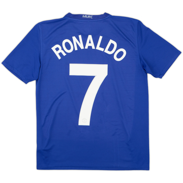 2008-09 Manchester United Third Shirt Ronaldo #7 - 8/10 - (XL.Boys)