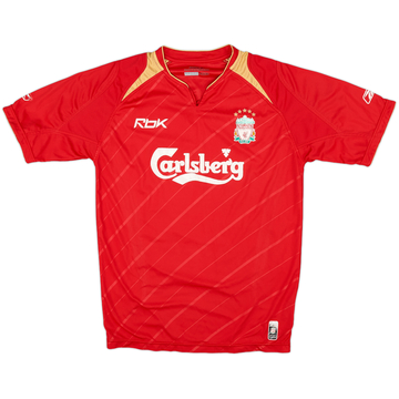 2005-06 Liverpool CL Home Shirt - 5/10 - (S)