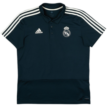 2018-19 Real Madrid adidas Polo Shirt - 10/10 - (L)