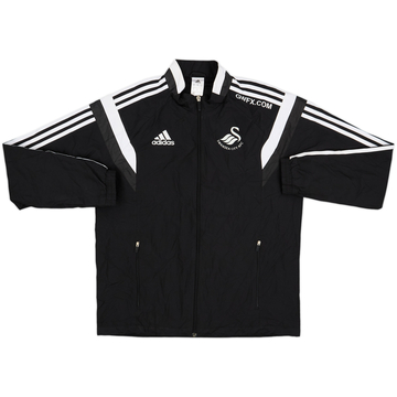 2014-15 Swansea adidas Track Jacket - 8/10 - (M)