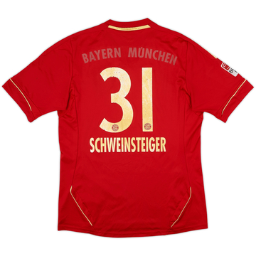 2011-13 Bayern Munich Home Shirt Schweinsteiger #31 - 4/10 - (M)