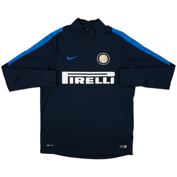 2015-16 Inter Milan Nike 1/4 Zip Drill Top - 7/10 - (L)