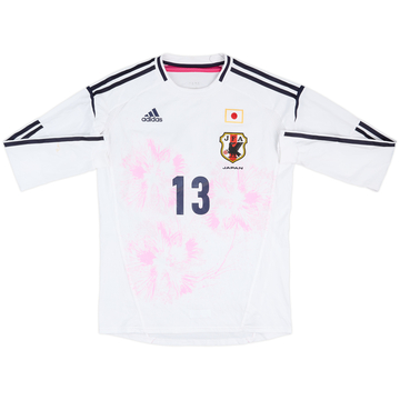 2012-13 Japan Women's Match Issue Away L/S Shirt #13