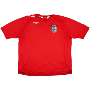 2006-08 England Away Shirt - 5/10 - (3XL)