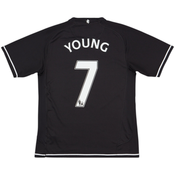 2007-08 Aston Villa Third Shirt Young #7 - 6/10 - (S)