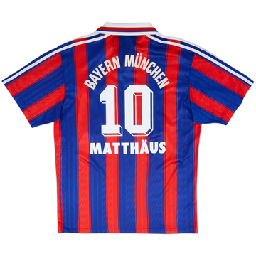 1995-97 Bayern Munich Home Shirt Matthaus #10 - 6/10 - (M)