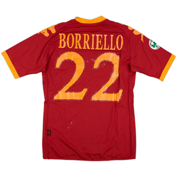 2009-10 Roma Home Shirt Borriello #22 - 5/10 - (S)