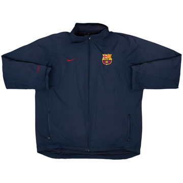 2002-03 Barcelona Nike Hooded Rain Jacket - 8/10 - (XL)
