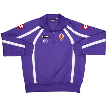 2005-06 Fiorentina Lotto Player Issue 1/4 Zip Track Jacket #69 - 7/10 - (XL)