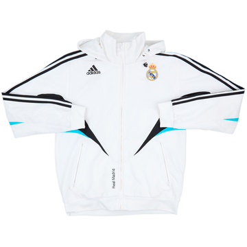 2008-09 Real Madrid Hooded adidas Track Jacket - 8/10 - (M)