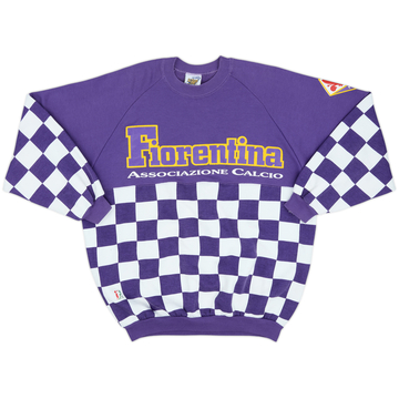 1990-91 Fiorentina Le Felpe Dei Grandi Club Sweat Top - 7/10 - (L)