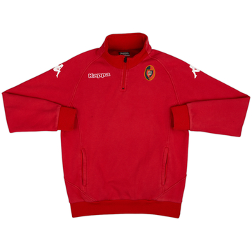 2014-15 Cagliari Kappa 1/4 Zip Training Top - 8/10 - (XL)