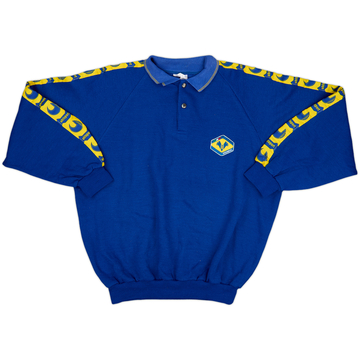 1993-94 Hellas Verona Uhlsport Polo L/S Shirt - 8/10 - (XL)