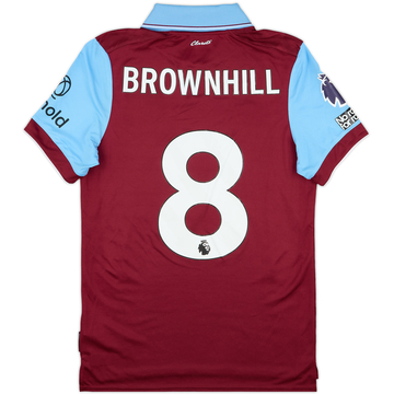 2023-24 Burnley Match Issue Home Shirt Brownhill #8