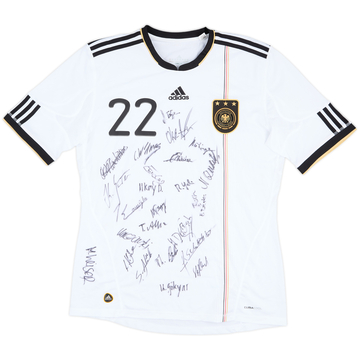 2010-11 Germany Squad Signed Home Shirt #22 - 8/10 - (L)