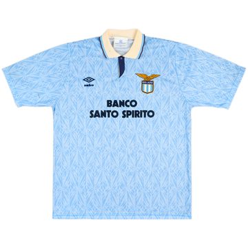 1991-92 Lazio Home Shirt #9 (Riedle) - 7/10 - (L)