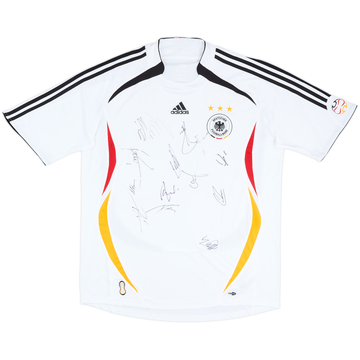 2005-07 Germany Squad Signed Home Shirt - 9/10 - (XL)