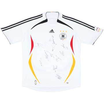 2005-07 Germany Squad Signed Home Shirt - 8/10 - (XL)