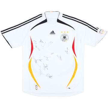 2005-07 Germany Squad Signed Home Shirt - 8/10 - (XL)