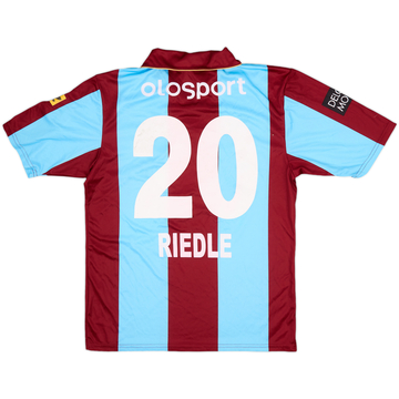 2011-12 AC Bellinzona Match Issue Home Shirt Riedle #20