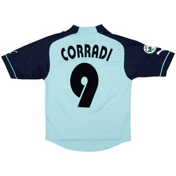 2002-03 Lazio Signed Third Shirt Corradi #9