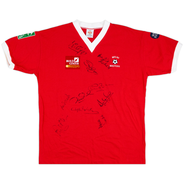 2004 Wales Masters Football Player Issue Squad Signed Home Shirt - 9/10 - (XL)