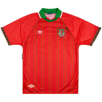 1994-96 Wales Match Issue Home Shirt #15 (Bodin)