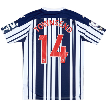 2020-21 West Brom Match Issue Home Shirt Townsend #14
