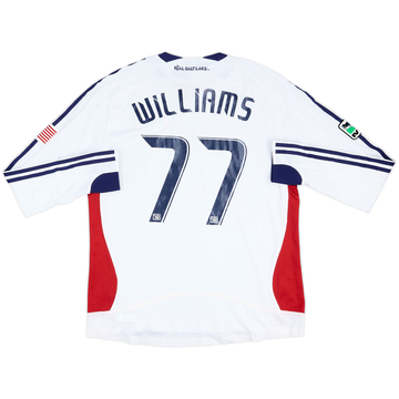 2008-09 Real Salt Lake Match Issue Away L/S Shirt Williams #77