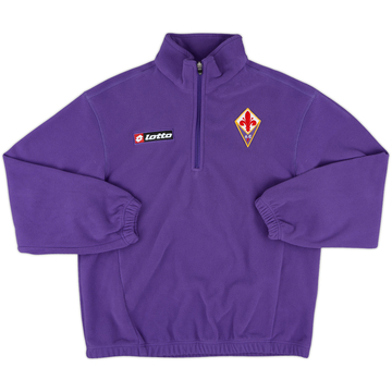 2005-06 Fiorentina Lotto 1/4 Zip Fleece Top - 10/10 - (L.Boys)