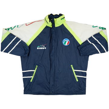 1990 Italy Diadora Hooded Rain Jacket - 8/10 - (L)