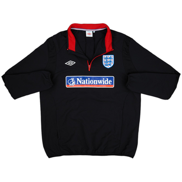2010-11 England Umbro 1/4 Zip Drill Top - 8/10 - (XL)