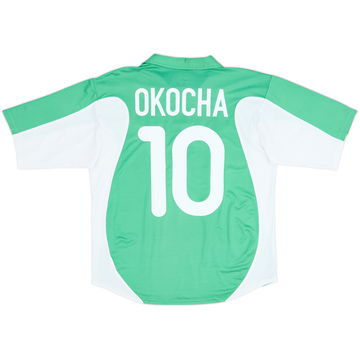 2000-01 Nigeria Home Shirt Okocha #10 - 8/10 - (M)