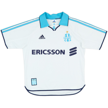 1999-00 Olympique Marseille Home Shirt - 8/10 - (Y)