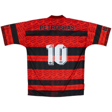 1995-96 Flamengo Centenary Home Shirt #10 - 7/10 - (XXL)