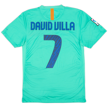 2010-11 Barcelona Away Shirt David Villa #7 - 6/10 - (S)