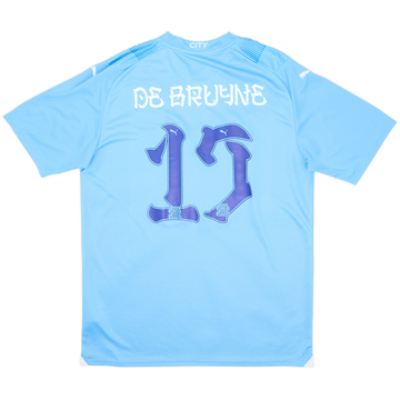 2023-24 Manchester City Home Shirt De Bruyne #17 - 9/10 - (XXL)