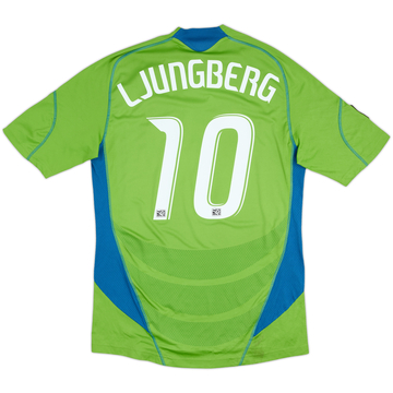 2009-10 Seattle Sounders Home Shirt Ljungberg #10 - 6/10 - (M)