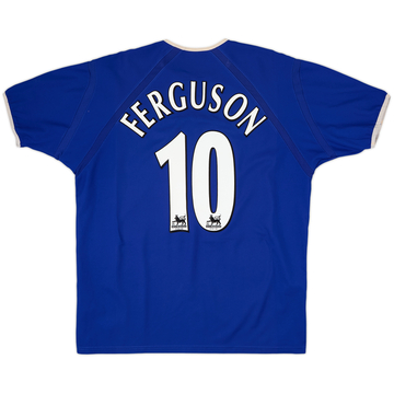 2003-04 Everton Home Shirt Ferguson #10 - 8/10 - (L)