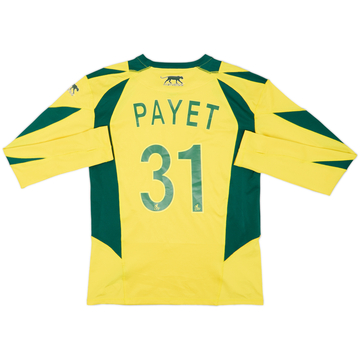 2007-08 Nantes Home L/S Shirt Payet #31 - 8/10 - (XL)