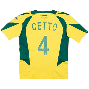 2007-08 Nantes Home Shirt Cetto #4 - 7/10 - (L)
