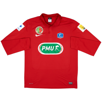 2010-11 Sedan Ardennes Match Issue Coupe de France Home L/S Shirt #7