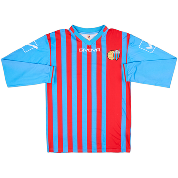 2013-14 Catania Home L/S Shirt - 7/10 - (L)