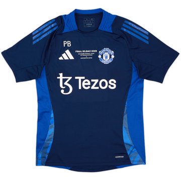 2024-25 Manchester United Staff Issue adidas Training Shirt PB - 10/10 - (M)