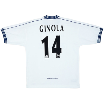 1997-99 Tottenham Home Shirt Ginola #14 - 9/10 - (L)