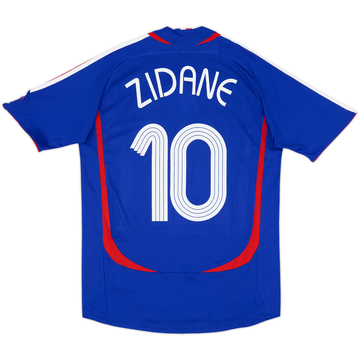 2006-07 France Home Shirt Zidane #10 - 6/10 - (M)